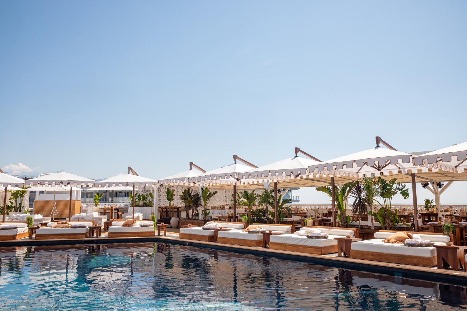 Nikki Beach Mallorca - Pool and beds area